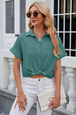 Button Up Short Sleeve Shirt