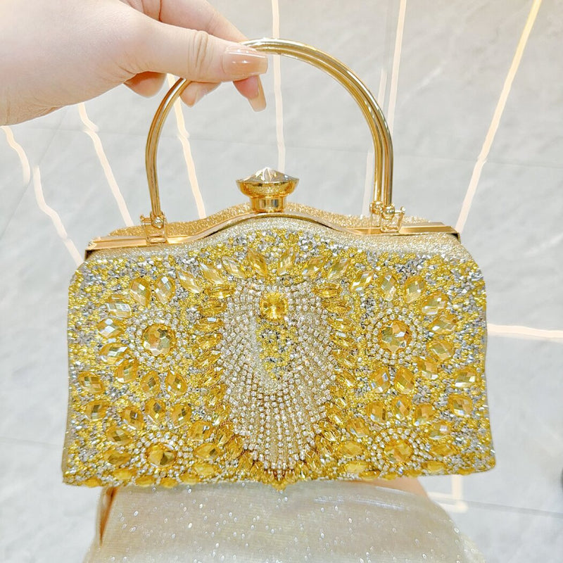 Evening Bag With Diamond Inlay