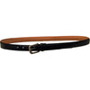 Mens Leather Lizard-Look Belt