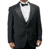 Men's Black Shawl Collar Dinner Jacket, Poly/Wool