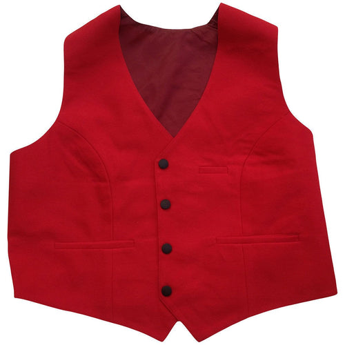 Women's Vest, Red w/ Inside Pad Pocket