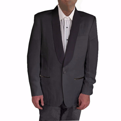 Mens Shawl Collar Black Tuxedo Dinner Jacket, 100% Wool